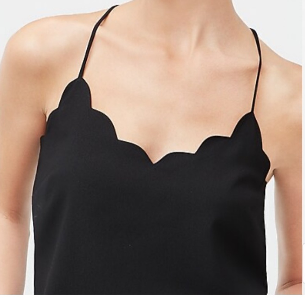 J Crew Factory Scalloped Cami